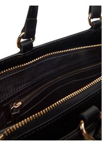 TOMMY HILFIGER - Tommy Hilfiger Torebka Heritage Satchel AW0AW17211 Czarny. Kolor: czarny. Materiał: skórzane #4