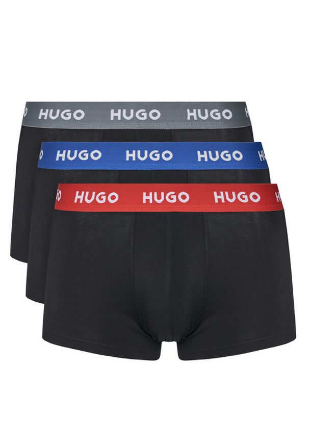 Hugo - HUGO Komplet 3 par bokserek 50532611 Kolorowy. Materiał: bawełna. Wzór: kolorowy