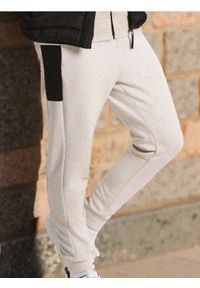 Sinsay - Spodnie dresowe - beżowy. Kolor: beżowy. Materiał: dresówka
