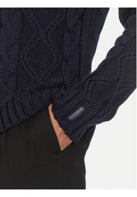 PAUL & SHARK - Paul&Shark Sweter 14311084 Granatowy Regular Fit. Kolor: niebieski. Materiał: wełna #5