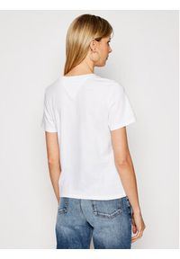 Tommy Jeans T-Shirt C Neck DW0DW09198 Biały Regular Fit. Kolor: biały. Materiał: bawełna