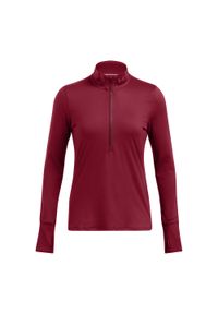 Longsleeve do biegania damski Under Armour Launch Pro Half Zip. Kolor: czerwony. Długość rękawa: długi rękaw