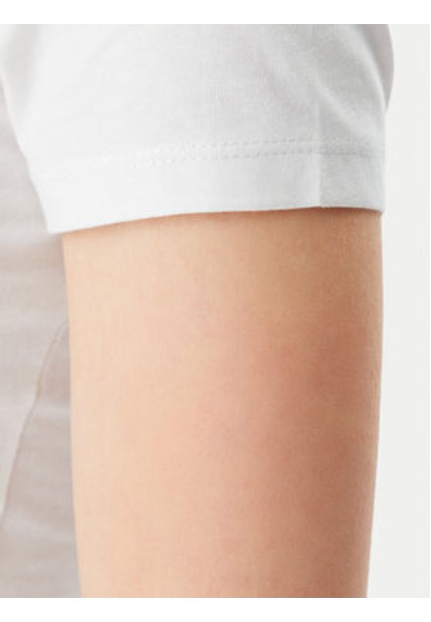 Tommy Jeans T-Shirt Tonal Linear DW0DW20315 Écru Slim Fit. Kolor: kremowy. Materiał: bawełna