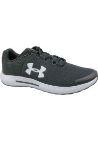 Buty biegowe Under Armour Micro G Pursuit Bp M 3021953-001 czarne. Kolor: czarny. Materiał: materiał. Szerokość cholewki: normalna