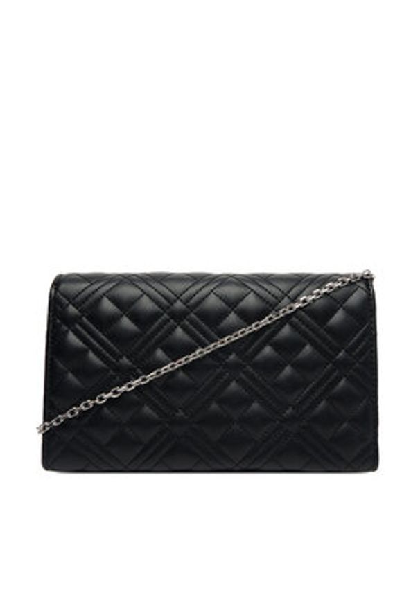 Love Moschino - LOVE MOSCHINO Torebka JC4079PP1NLA000B Czarny. Kolor: czarny. Materiał: skórzane