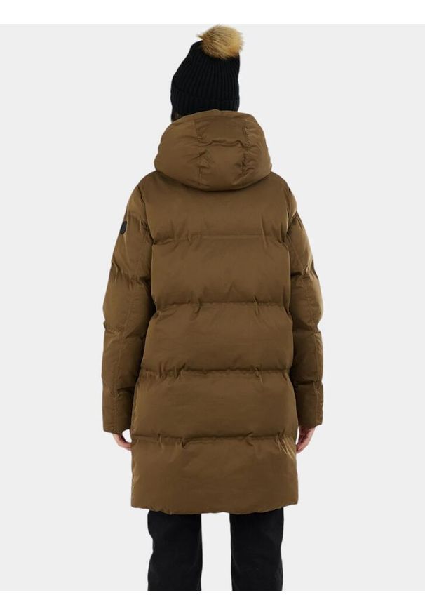 FUNDANGO - Kurtka Zimowa Damska Fundango Vanessa. Kolor: zielony. Materiał: syntetyk. Sezon: zima. Sport: turystyka piesza