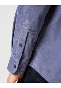Wrangler - WRANGLER MĘSKA KOSZULA 1 PKT CORDUROY SHIRT Grisaille 112357218 W5L0008823 #6