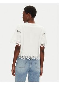 Morgan T-Shirt 251-DFUTUR M Biały Regular Fit. Kolor: biały. Materiał: bawełna #4