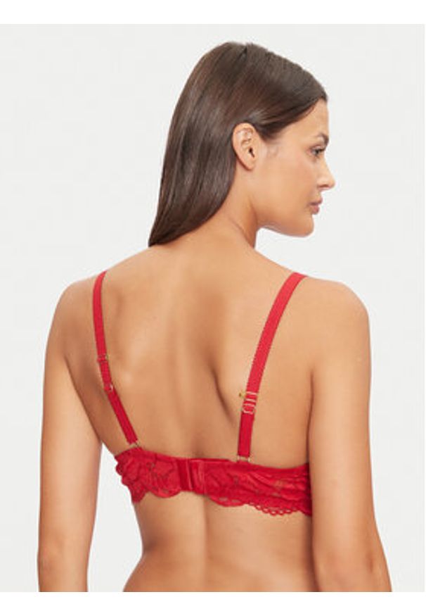 SELMARK - Selmark Biustonosz z fiszbiną Federica 61115 Czerwony. Kolor: czerwony. Materiał: syntetyk