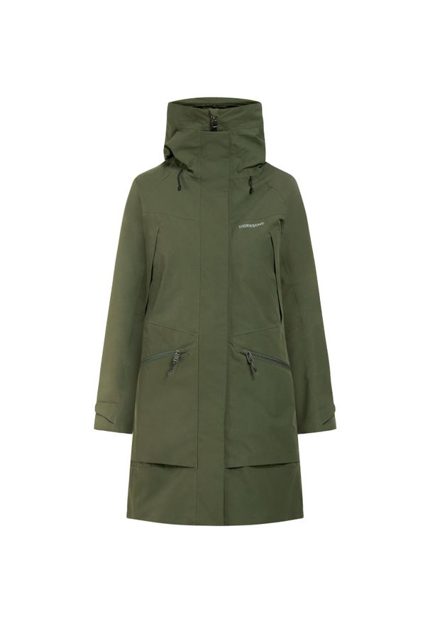 Parka dla kobiet Didriksons Ilma. Kolor: zielony. Sezon: zima