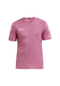 Koszulka Craft squad solid. Kolor: biały, różowy, wielokolorowy. Materiał: jersey. Długość rękawa: długi rękaw