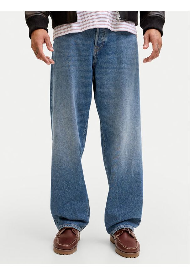 Jack & Jones Jeansy Eddie 12290185 Niebieski Baggy Fit. Kolor: niebieski
