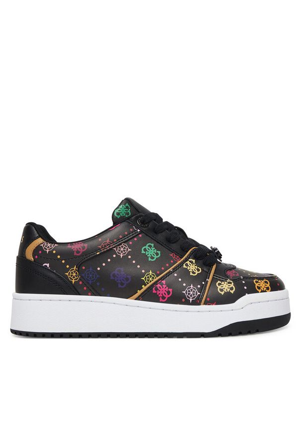 Sneakersy Guess. Kolor: czarny