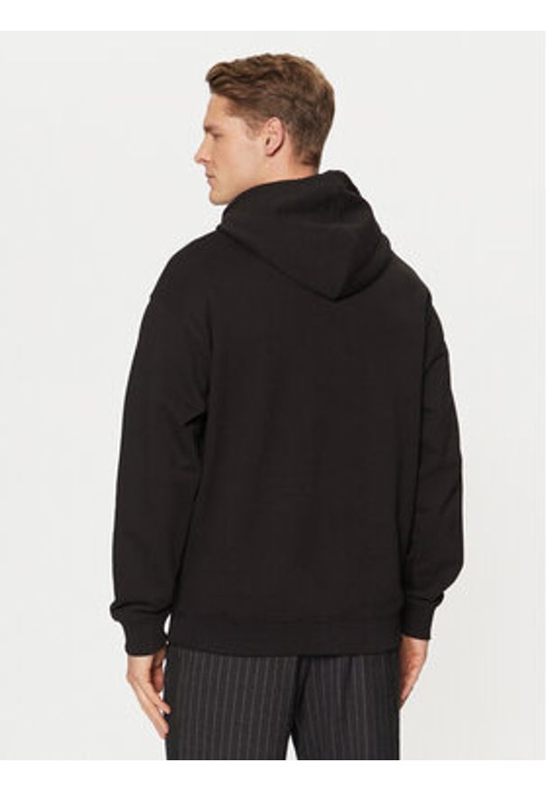 Hugo - HUGO Bluza Dugojellow 50524318 Czarny Regular Fit. Kolor: czarny. Materiał: bawełna