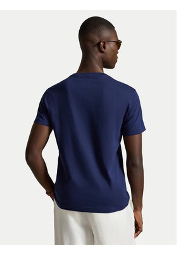 Polo Ralph Lauren T-Shirt 710B21964001 Granatowy Regular Fit. Typ kołnierza: polo. Kolor: niebieski. Materiał: bawełna
