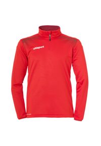 UHLSPORT - Kurtka 1/4 na zamek Uhlsport Goal. Kolor: czerwony. Sport: piłka nożna
