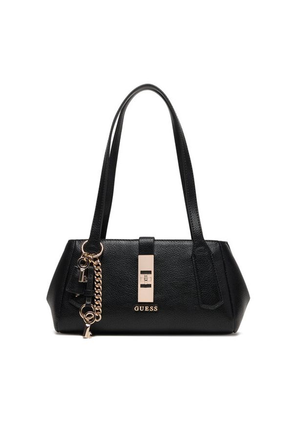 Guess Torebka Brooke HWBG98 97080 Czarny. Kolor: czarny. Materiał: skórzane