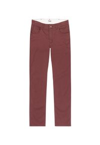 Wrangler - WRANGLER MĘSKIE SPODNIE MATERIAŁOWE GREENSBORO DAHLIA 112341468 W15Q016299. Materiał: materiał