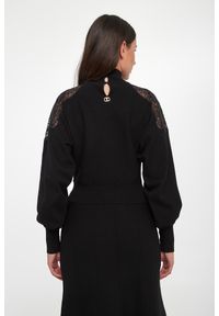 Twinset Milano - Sweter damski ażurowy TWINSET. Wzór: ażurowy #3