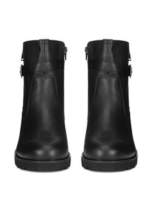 Remonte Trzewiki D0A71-01 Czarny. Kolor: czarny. Materiał: skóra