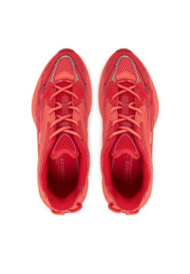 Lacoste Sneakersy 7-49SMA0006 Pomarańczowy. Kolor: pomarańczowy. Materiał: materiał