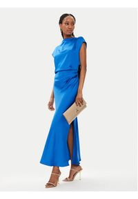 Imperial Sukienka koktajlowa AEAOHBA Niebieski Regular Fit. Kolor: niebieski. Materiał: syntetyk. Styl: wizytowy #3