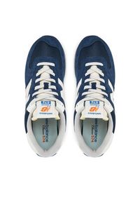 New Balance Sneakersy U574VPN Granatowy. Kolor: niebieski. Materiał: zamsz, skóra. Model: New Balance 574