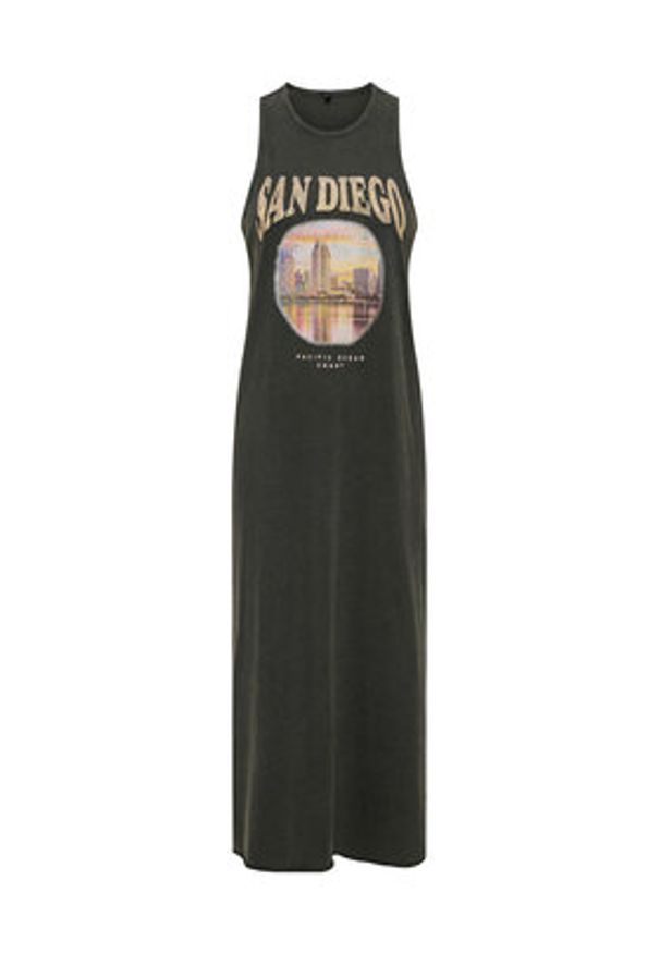 only - ONLY Sukienka codzienna Lucy 15324373 Czarny Regular Fit. Okazja: na co dzień. Kolor: czarny. Materiał: bawełna. Typ sukienki: proste. Styl: casual