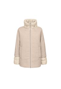 Damski polar Geox Calithe. Kolor: wielokolorowy, biały, różowy, beżowy. Materiał: polar #1