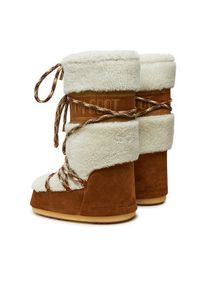 Moon Boot Śniegowce 80D1402610 Brązowy. Kolor: brązowy. Materiał: zamsz, skóra #4