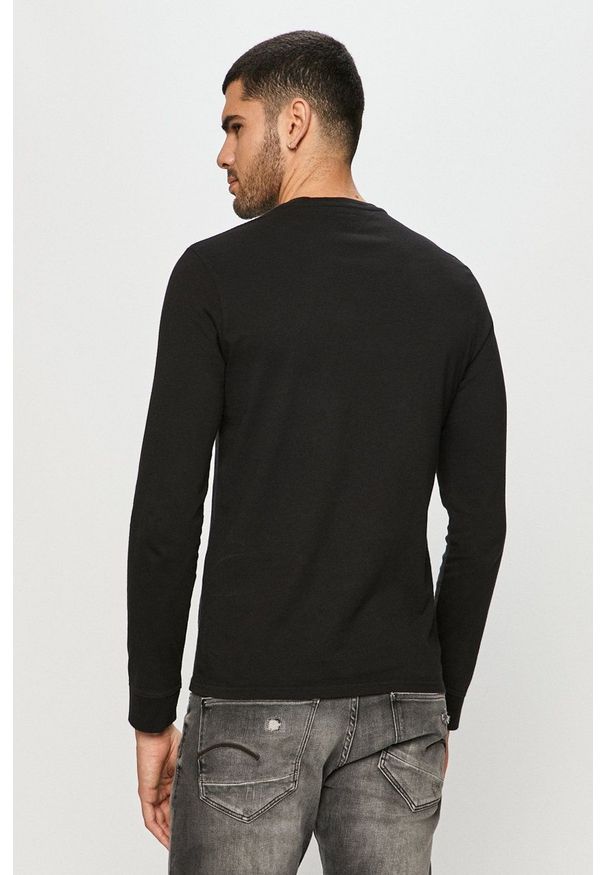 Levi's® - Levi's - Longsleeve. Okazja: na co dzień, na spotkanie biznesowe. Kolor: czarny. Materiał: dzianina. Długość rękawa: długi rękaw. Styl: biznesowy, casual