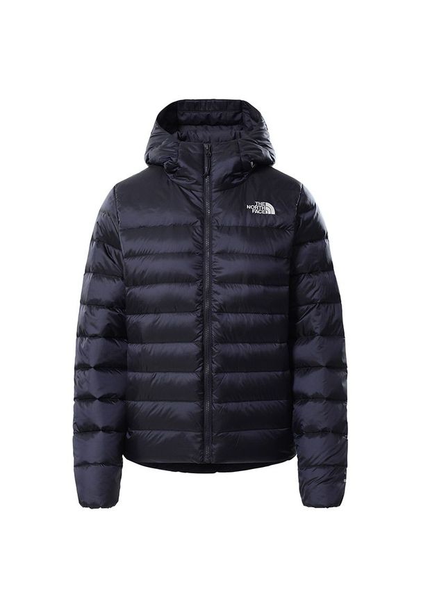 Kurtka The North Face Aconcagua 0A5GM53BP1 - granatowa. Typ kołnierza: kaptur. Kolor: niebieski. Materiał: nylon, materiał, syntetyk, puch. Wzór: aplikacja