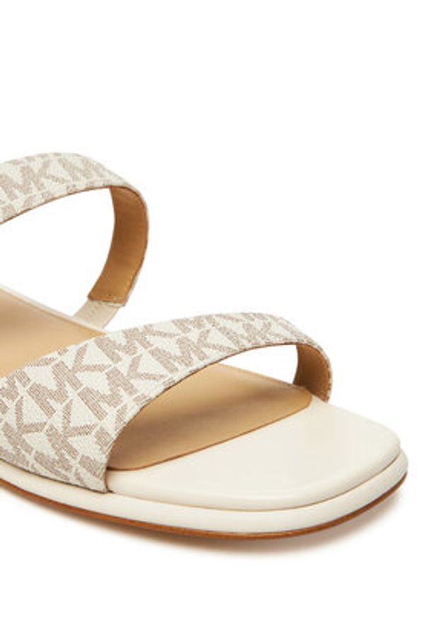MICHAEL Michael Kors Klapki Jaida 40S5JDFS1B Écru. Materiał: skóra