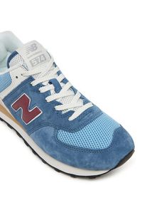 New Balance Sneakersy U574SPR Niebieski. Kolor: niebieski. Materiał: zamsz, skóra. Model: New Balance 574