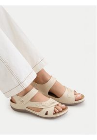Go Soft Sandały CEO-W80085 Beżowy. Kolor: beżowy. Materiał: skóra #9