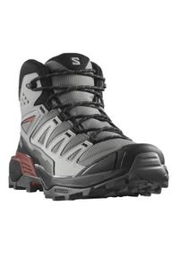 salomon - Buty trekkingowe męskie Salomon X Ultra Mid 360 Gtx. Wysokość cholewki: za kostkę. Kolor: wielokolorowy, szary. Materiał: materiał, syntetyk. Szerokość cholewki: normalna