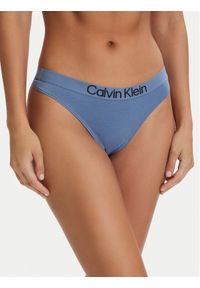 Calvin Klein Underwear Stringi LV00QD5292 Niebieski. Kolor: niebieski. Materiał: bawełna #1