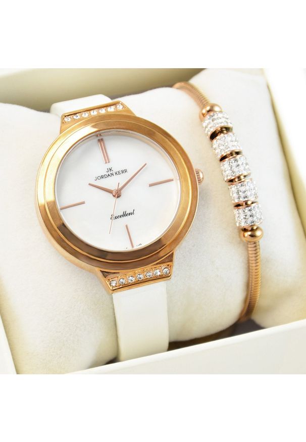 Zegarek Jordan Kerr Zestaw damski zegarek CALIA II 16653-4A + bransoletka