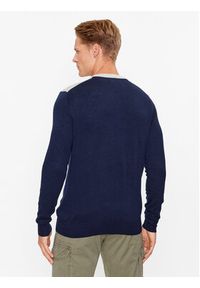 Guess Sweter M3BR09 Z3052 Granatowy Regular Fit. Kolor: niebieski. Materiał: syntetyk