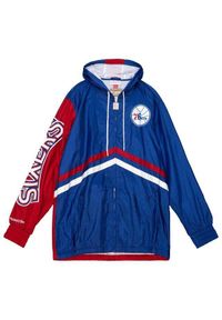 Mitchell & Ness - Kurtka wodoodporna Philadelphia 76ers Undeniable. Kolor: niebieski #1