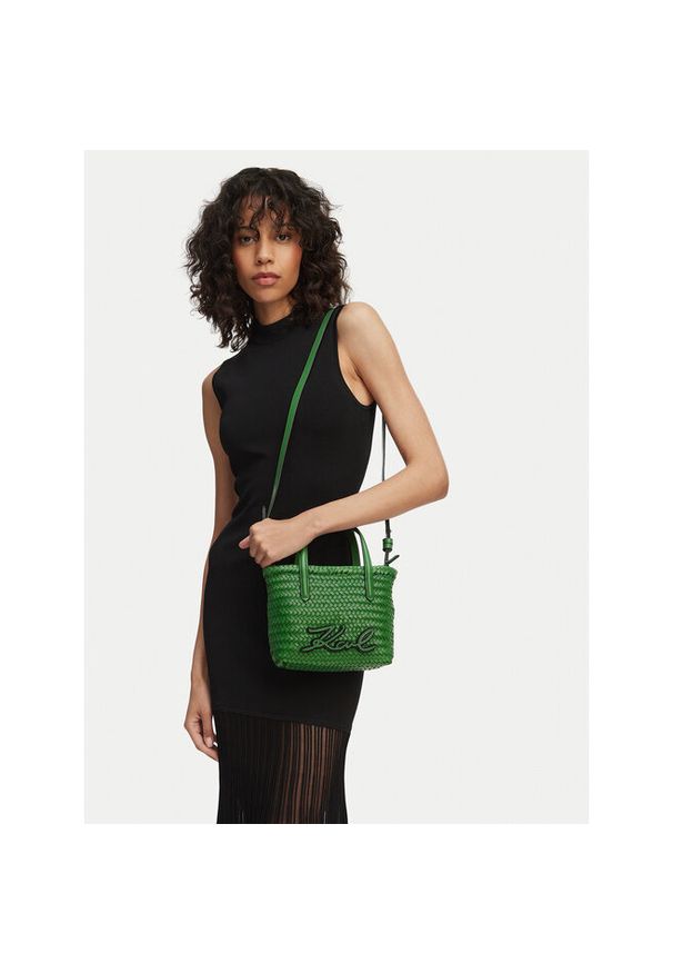 Karl Lagerfeld - Torebka KARL LAGERFELD. Kolor: zielony