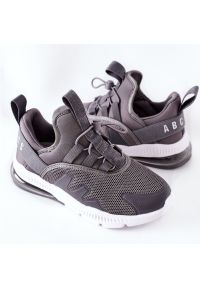 Dziecięce Sportowe Buty Sneakersy ABCKIDS Szare. Kolor: szary. Materiał: materiał, guma #8