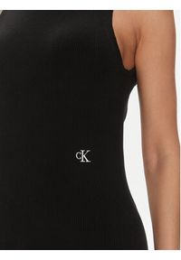 Calvin Klein Jeans Sukienka codzienna Tie Detail J20J223050 Czarny Slim Fit. Okazja: na co dzień. Kolor: czarny. Materiał: lyocell. Typ sukienki: proste. Styl: casual #3