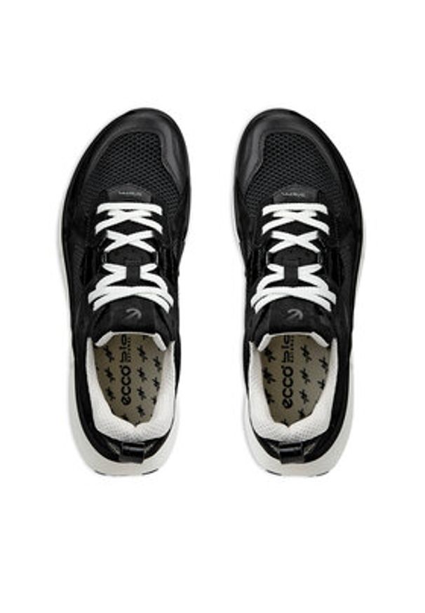 ecco - ECCO Sneakersy Biom 2.2 W 83077351094 Czarny. Kolor: czarny. Materiał: nubuk, skóra