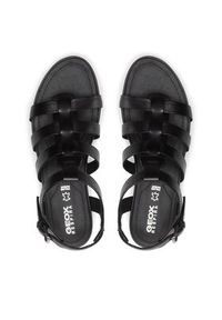 Geox Sandały D Sand. Vega A D72R6A 00043 C9999 Czarny. Kolor: czarny. Materiał: skóra #3