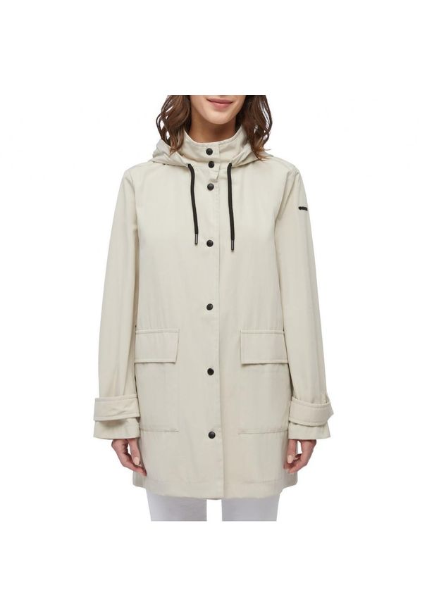 Geox - Kurtka GEOX W ILDE PARKA Biały. Kolor: biały. Materiał: tkanina