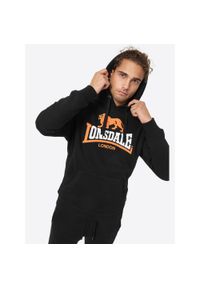 Bluza z kapturem Lonsdale Thurning. Typ kołnierza: kaptur. Kolor: wielokolorowy, żółty, czarny, pomarańczowy #1