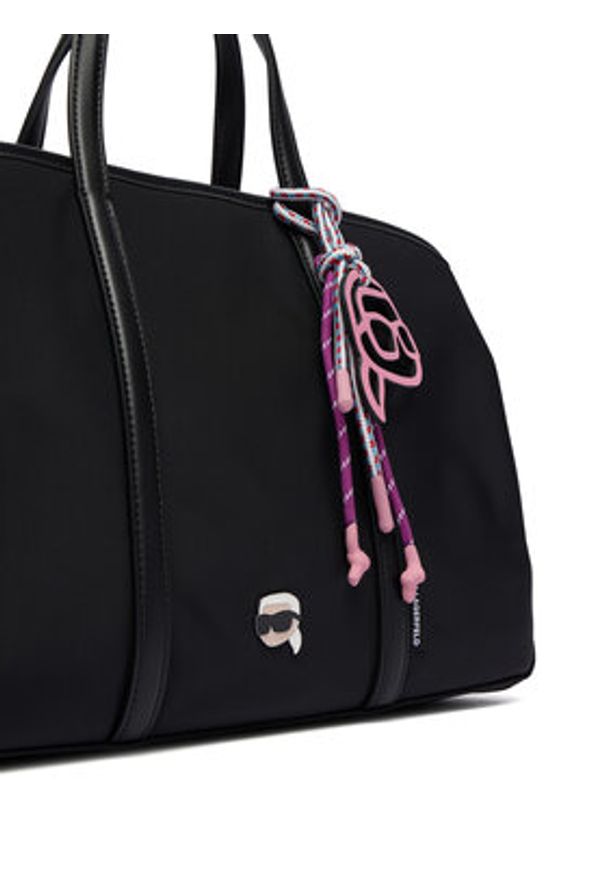 Karl Lagerfeld - KARL LAGERFELD Torebka A4W30017 Czarny. Kolor: czarny. Materiał: skórzane