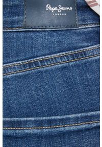 Pepe Jeans jeansy Dion Flare damskie high waist. Stan: podwyższony. Kolor: niebieski #4
