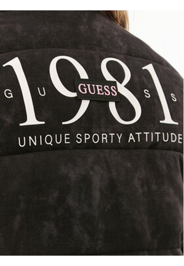 Guess Kurtka puchowa Aleta V3BL00 KBC00 Czarny Regular Fit. Kolor: czarny. Materiał: syntetyk, puch